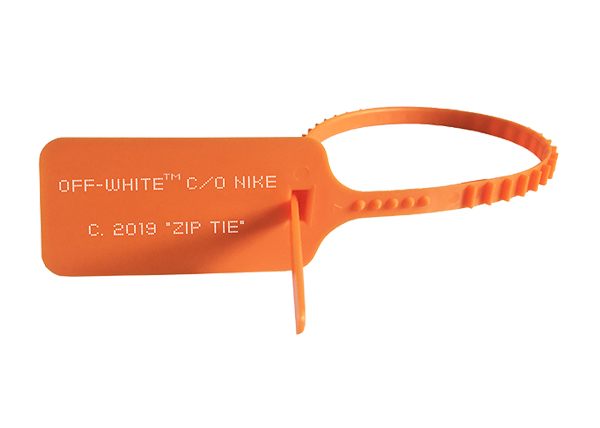 Orange Off White Zip Ties | Security 